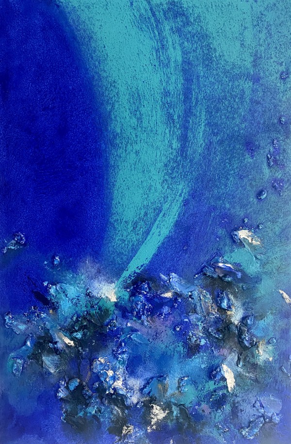 DEEP BLUE WATER AND LIGHTS by Viktoria A Koestler