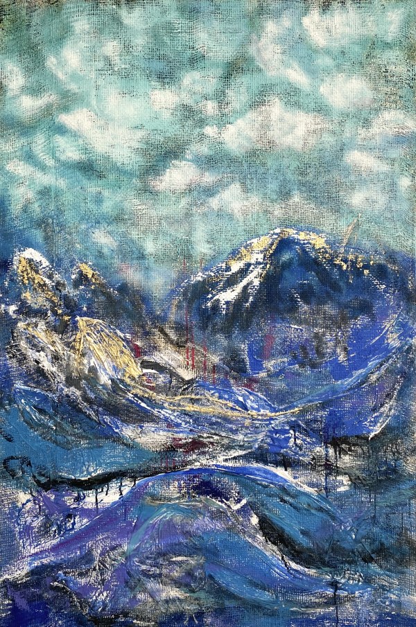 Blueside of the Mountains by Viktoria A Koestler