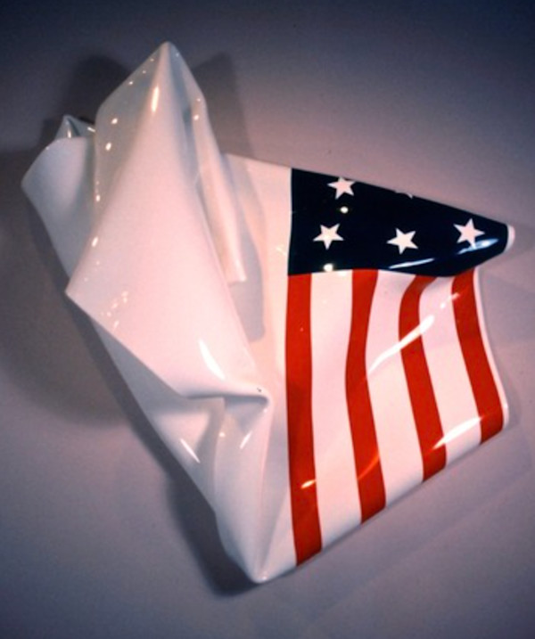 Folded Flag #2 by Mimi Herbert, Image 1.