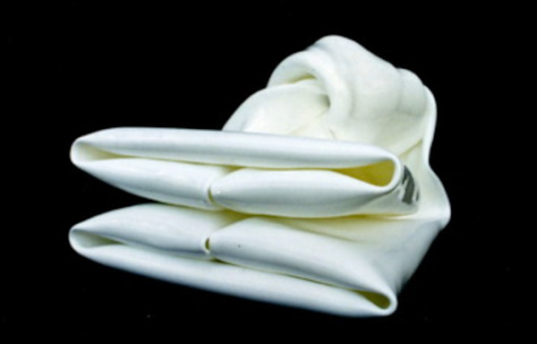 White Fold with Twist by Mimi Herbert, Image 1.