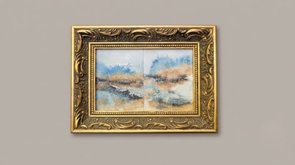 Shoreline of Solitude #3 - Diptych by María Ayllón, Image 1.