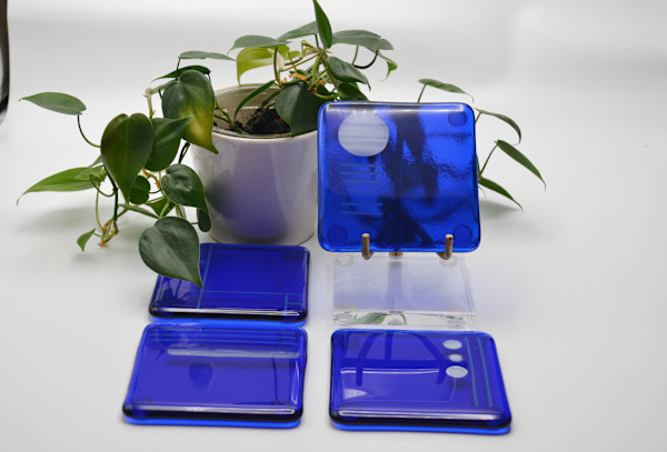 The Writers Block Coasters - Set of 4 by Anna Mae Tiry, Image 1.