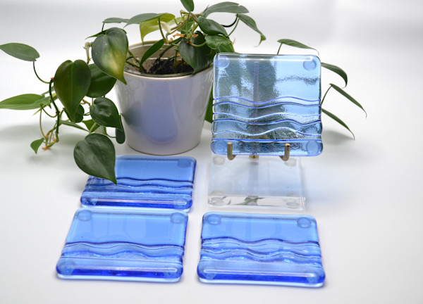 Fresh Coast Coasters - Set of 4 by Anna Mae Tiry, Image 1.