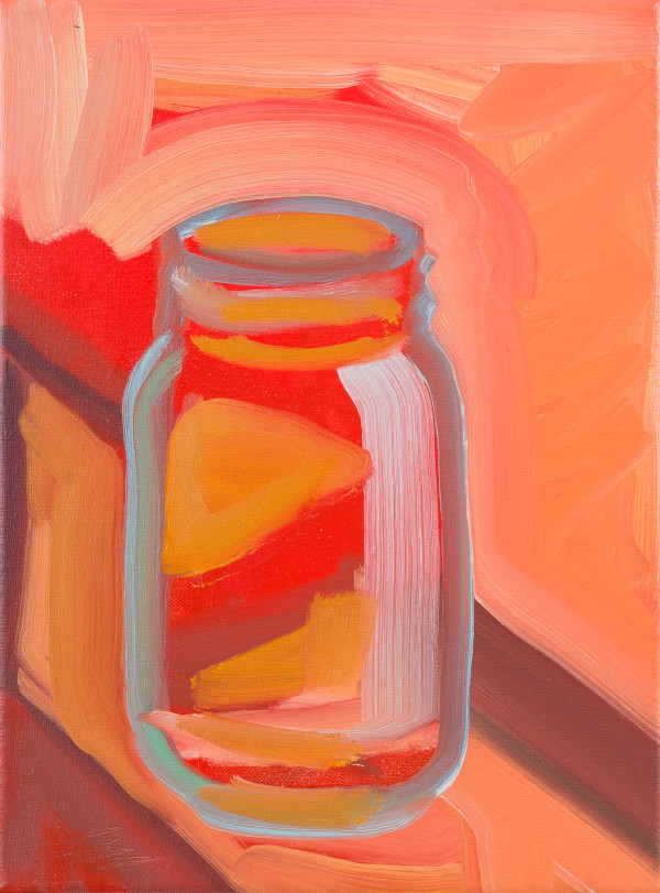 Mason Jar in Orange by Peter Gynd