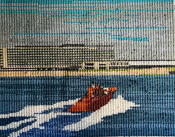 Red Boat, 2023 by Anna Novakov, Image 1.