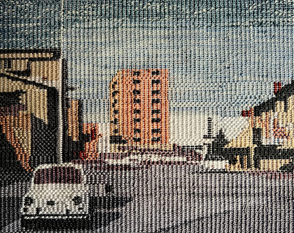 White Fiat, 2023 by Anna Novakov, Image 1.