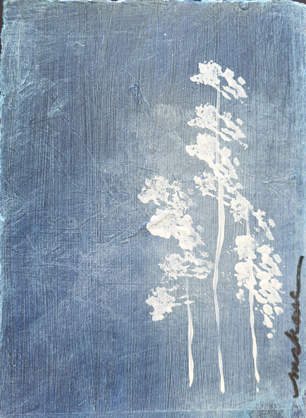 Blue and White 3 by M Shane