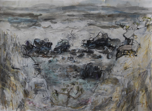 Wild and Windy Slade Point by Lyn Laver-Ahmat