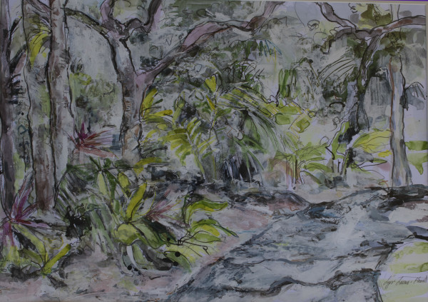 Queens Park Forest Path by Lyn Laver-Ahmat