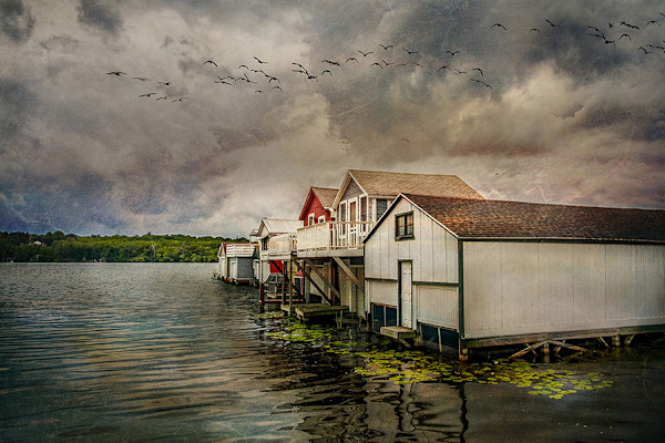 Canadaugia Boat  House Row by Joan Lentini, Image 1.
