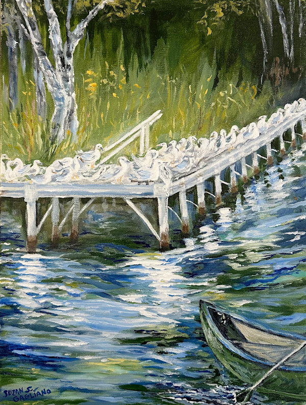 “South end Seagulls , Honeoye” by Suzan Gagliano, Image 3.