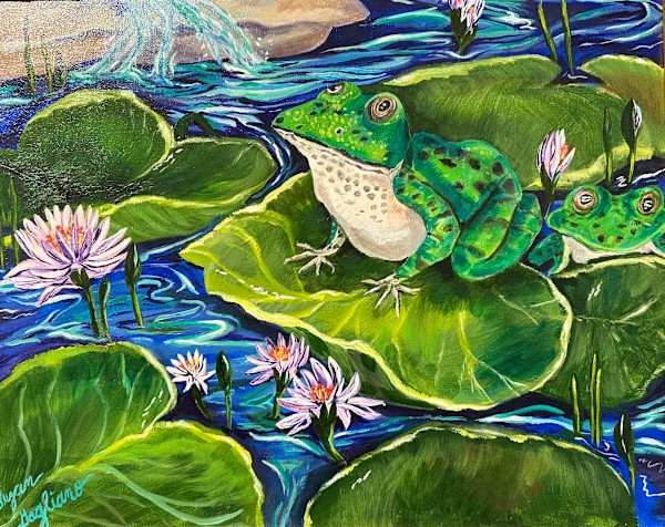 Leapfrog in the Lily pads by Suzan Gagliano, Image 2.