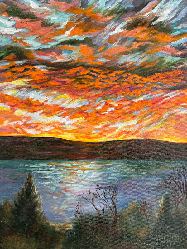 “West lake Sunrise, Honeoye” by Suzan Gagliano, Image 2.
