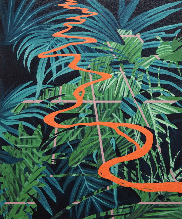 Palms by Anne  Blenker