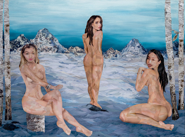 Nudes in the Snow (Nudes in Nature, No. 05) by Brianna Hart, Image 1.