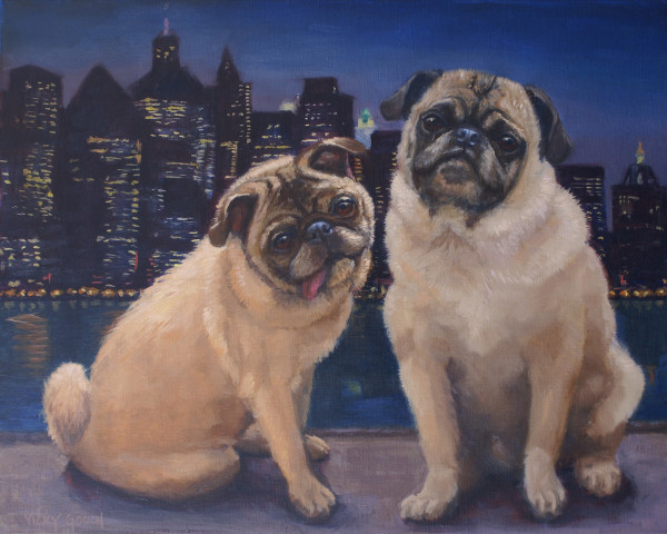 City Pugs by Vicky Gooch