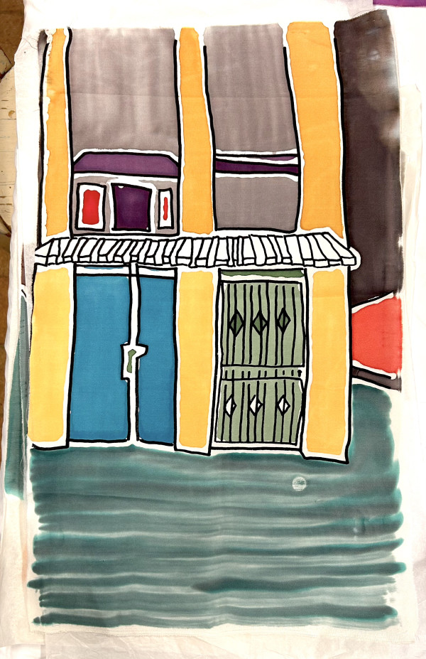 Blue Door, Laurel, MS by René D. Shoemaker