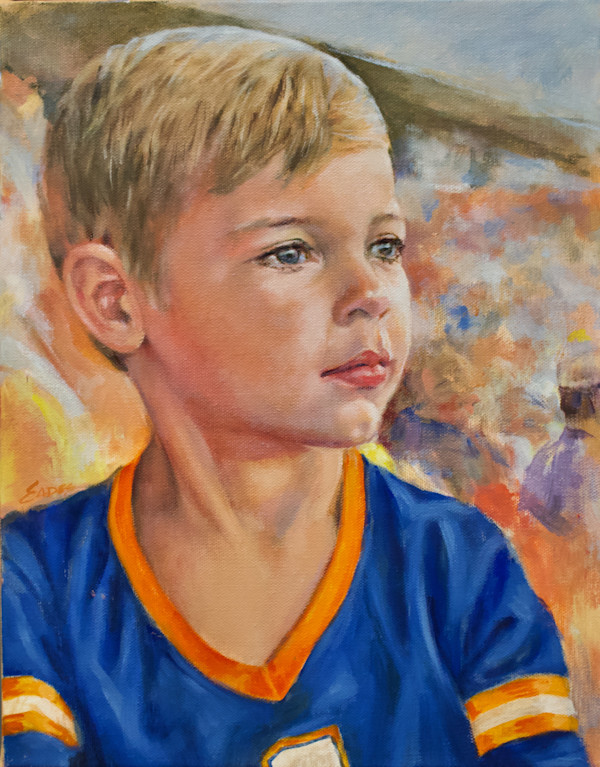 At the Ball Game by Linda Eades Blackburn