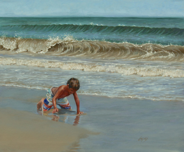 Beach Play by Linda Eades Blackburn