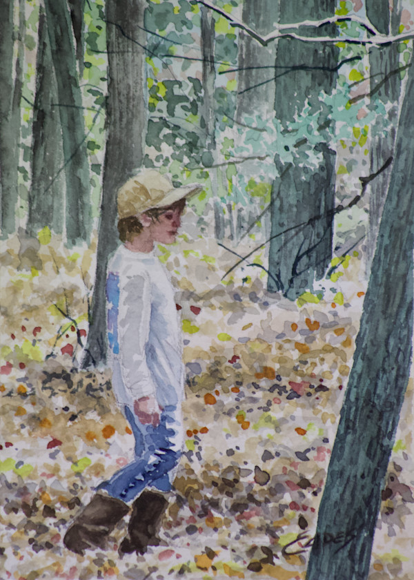 Fall Stroll WC by Linda Eades Blackburn, Image 1.