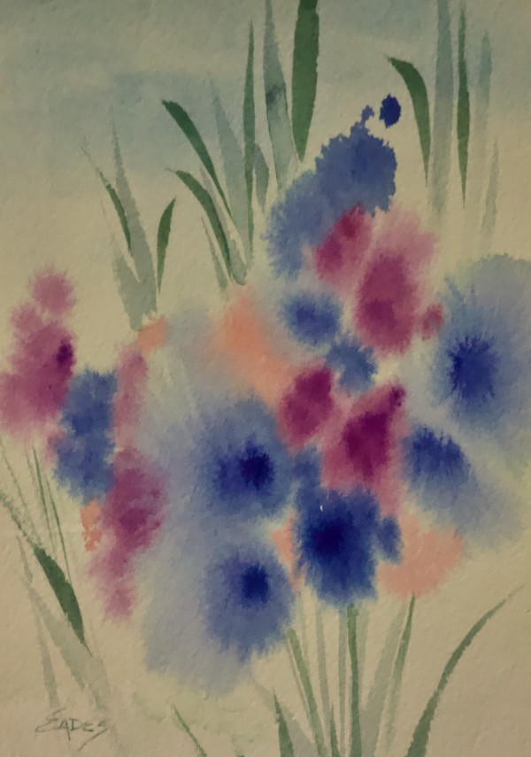 Flower Puffs by Linda Eades Blackburn