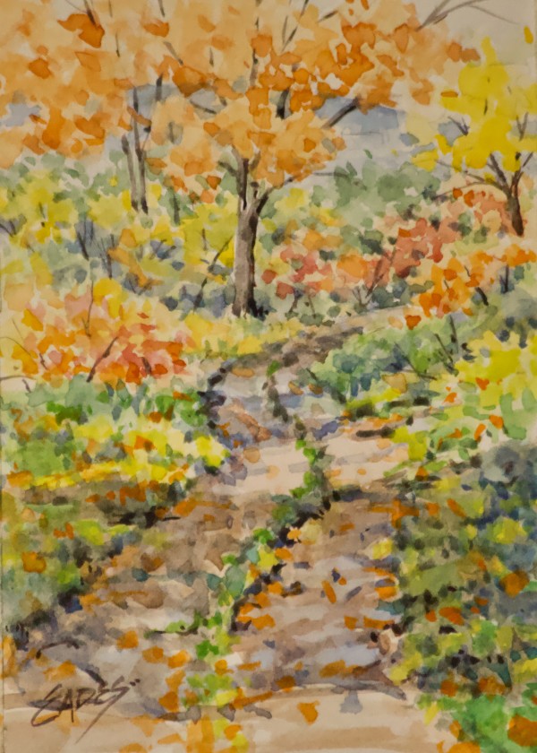 Hike Into Autumn by Linda Eades Blackburn