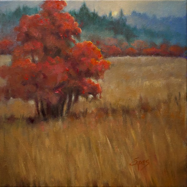 Red Trees by Linda Eades Blackburn