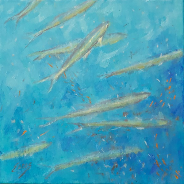 Skinny Fish II by Linda Eades Blackburn