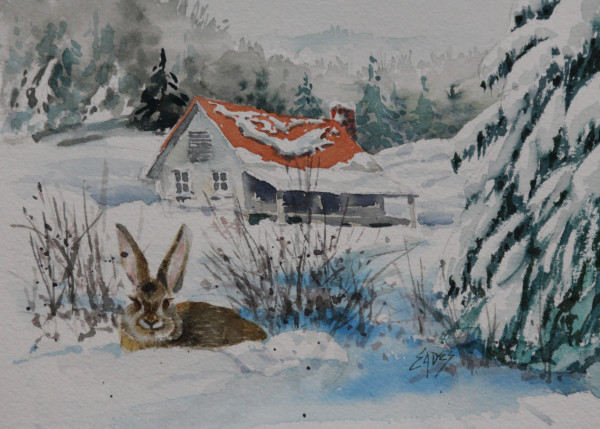 Snow Bunny by Linda Eades Blackburn