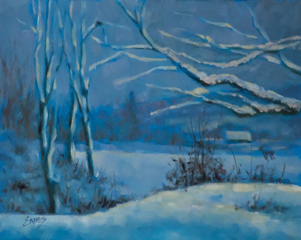 Snowy Night by Linda Eades Blackburn