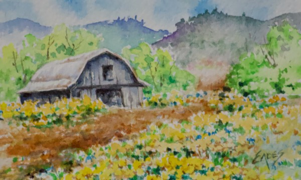 Spring Flowers on the Farm by Linda Eades Blackburn