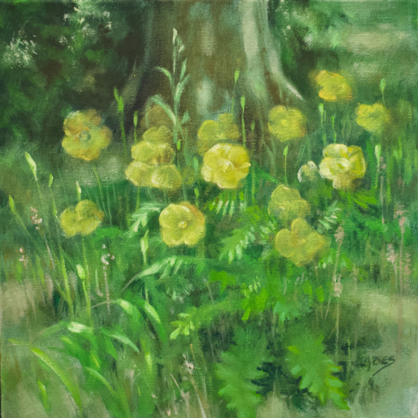 Yellow Blooms by Linda Eades Blackburn