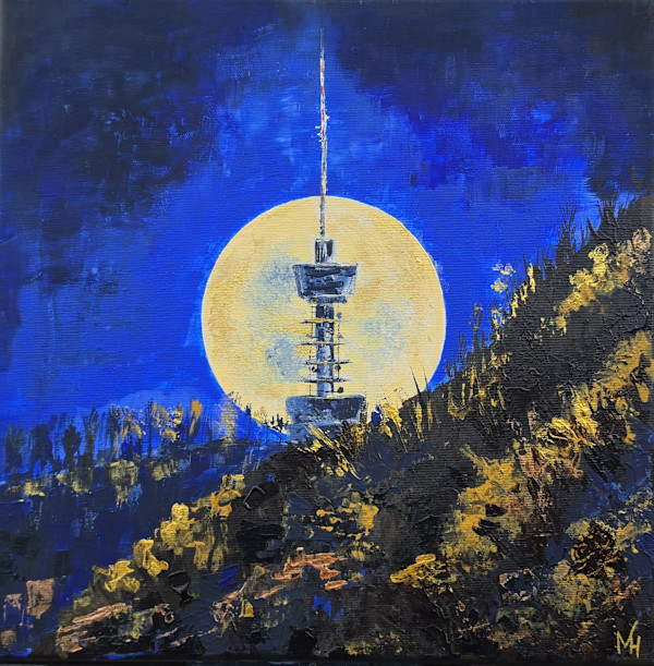 Sljeme Under the Moon by Mirjana Vuković Haramija, Image 1.