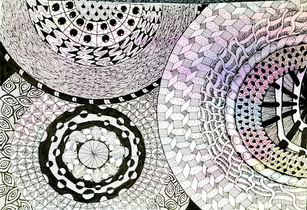 Les cercles qui se chevauchent (Overlapping circles) by Toni Johnson, Image 1.