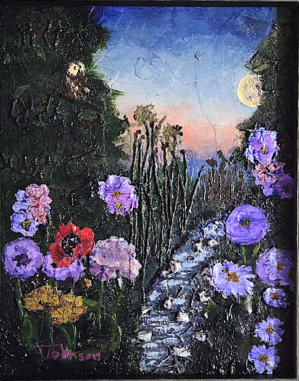 Une petite promenade d'une nuit estivale  (A Summer Night's Stroll) by Toni Johnson, Image 1.