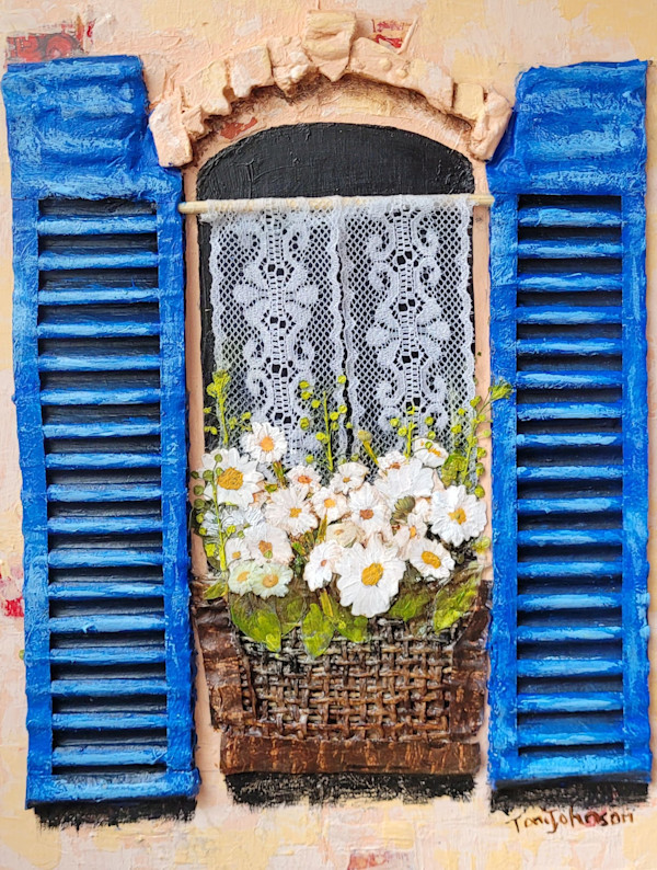 Les Volets bleus   (The Blue Shutters) by Toni Johnson, Image 1.