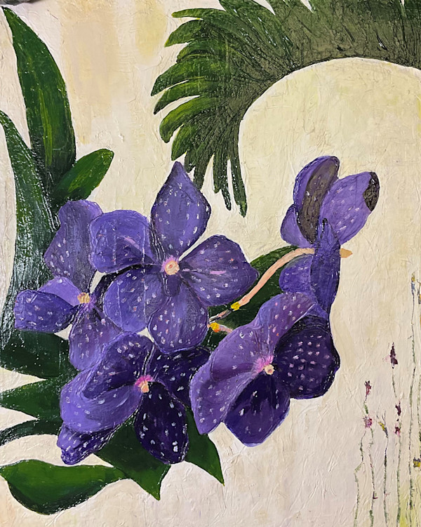 Un nuage de fleurs violettes  (Purple Haze) by Toni Johnson, Image 1.