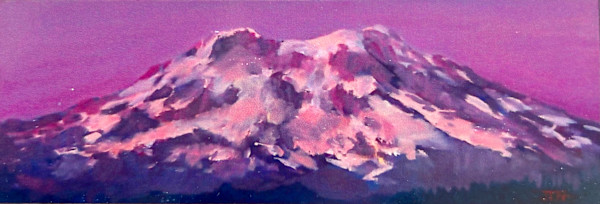 Mt. Rainier Alpenglow by Jolene Hagin, Image 1.