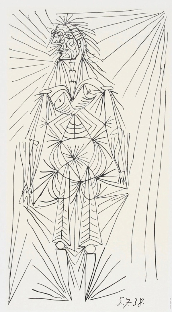 Femme Debout (Woman Standing) by Pablo Picasso, Image 1.
