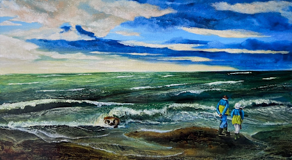 Oostzee - Avondwandeling by Joke Meeüse - DIMORF, Image 1.