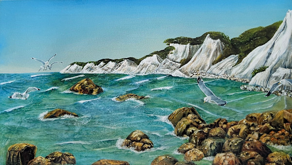 Rügen - Krijtrotsen / blockstrand by Joke Meeüse - DIMORF, Image 1.