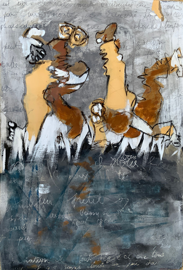3 poulet sur papier by VOLSY, Image 1.