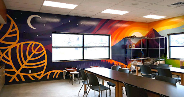 Active Adult Center Mural - 2021 by Julia Williams