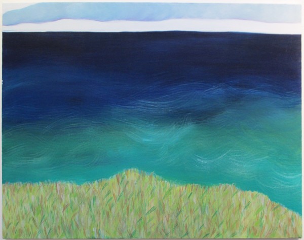 Esalen Ocean Landscape 2004 by Lisa Aksen