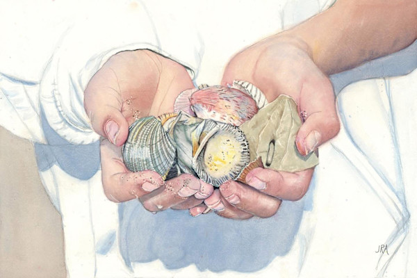 Beach Treasures by Jennifer Alexander Watercolors, Image 1.