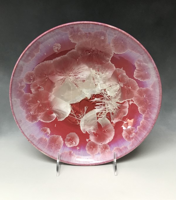 Medium Pink Plate by Nichole Vikdal
