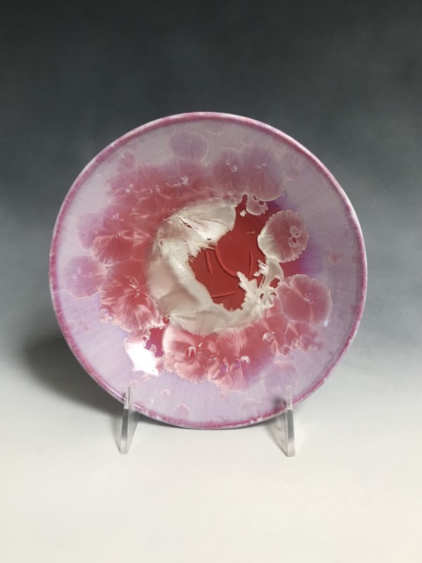 Small Pink Plate by Nichole Vikdal