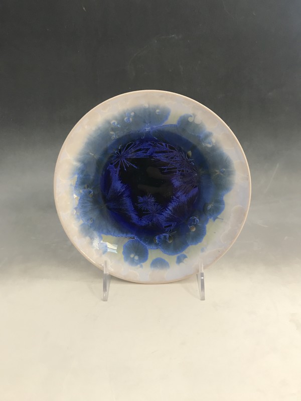 Small Blue w/white bowl
