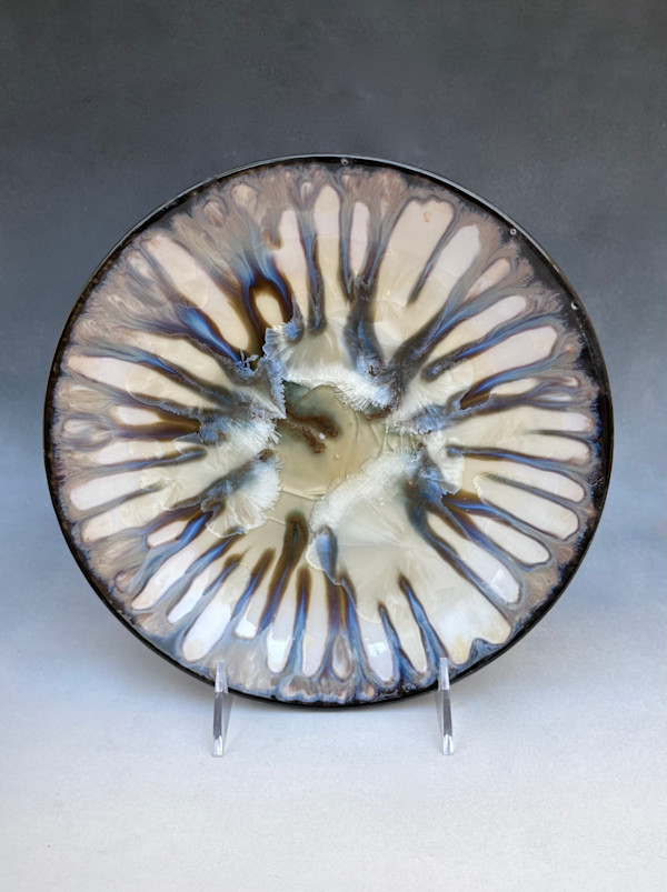 White With Black Plate by Nichole Vikdal