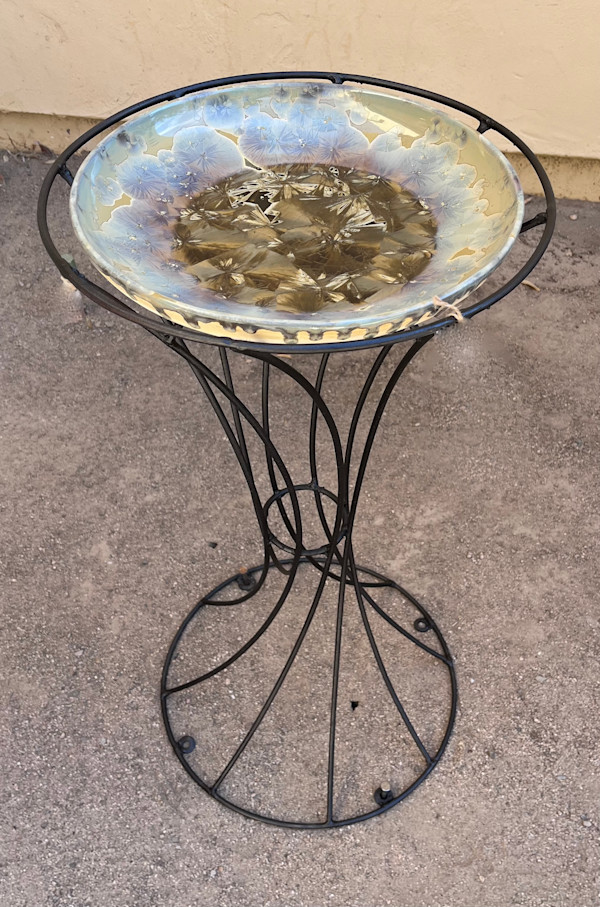 Oriental Birdbath #3 by Nichole Vikdal